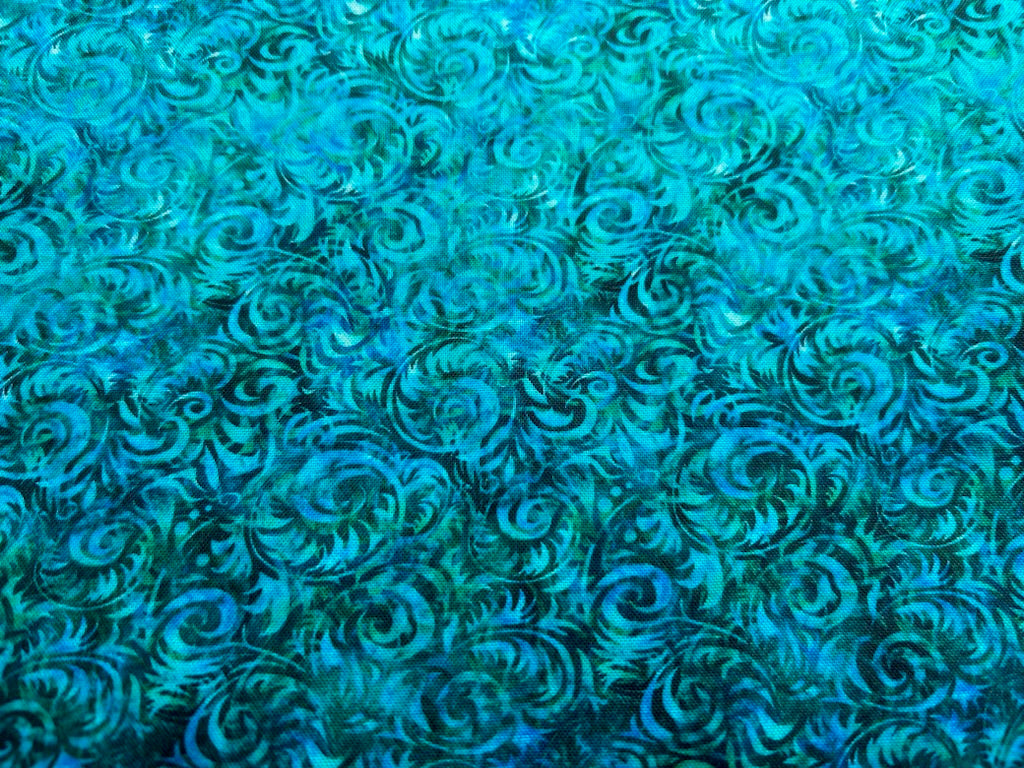 Bluegreen Swirls